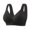 Light Brown, variant on Women's Front Closure Push Up Bra - Wireless Lightly Padded Comfort Bras - Strappy Back Support Everyday Bralette - Seamless Ribbed Plunge Lifting Lingerie for Daily