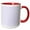 Red/White, variant on 3drose, Color Lavender, 15oz Mug