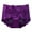 Purple, variant on Women's Plus Size High Waist Lace Panties Floral Seamless Comfortable Underwear Breathable Soft Stretch Briefs for Daily Wear