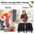 thumbnail image 4 of Scootworks Packing Cubes for Travel 7 Pcs Foldable Set Lightweight Luggage Organizers Black, 4 of 7