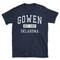 thumbnail image 1 of Gowen Oklahoma Classic Established Men's Cotton T-Shirt, 1 of 1