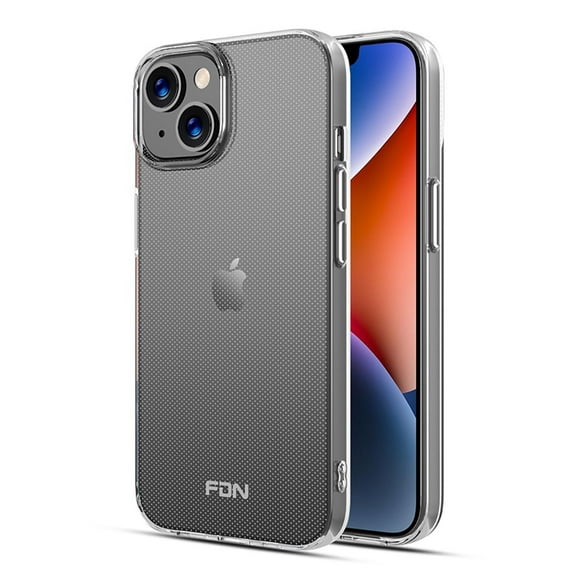 Funda Case FDN Candy para iPhone 16e 14 y 13 - Transparente
