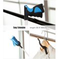 thumbnail image 3 of 32" Foldable Extension Clamp, Aluminum Handicapped Aid Tool with Rotating Rubber Clamp, Long Arm Extension for Litter Picker- Blue, 3 of 5