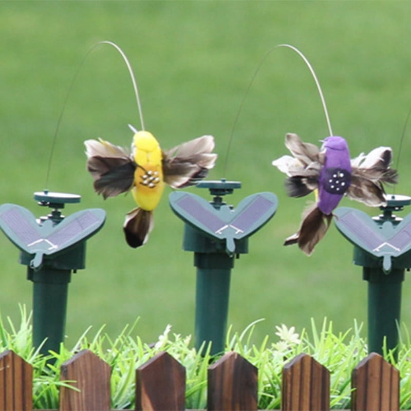 Fake Hummingbird Bird with Magnet Garden Grass Decor Art Ornament Kids Toy 
