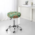 thumbnail image 7 of Daiia Christmas Donuts Stool Covers Round,Round Bar Stool Covers Waterproof Bar Chair Covers Washable Stool Cushion Slipcover for 12-14 Inch Chair-14 inch, 7 of 7