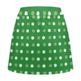 thumbnail image 6 of Yuyamidu Green Polka Dots Women's Tennis Skirt Size XL Fashion High Waist Athletic Golf Short Skirts Workout Running Shorts with Pocket and Built in Shorts, 6 of 8