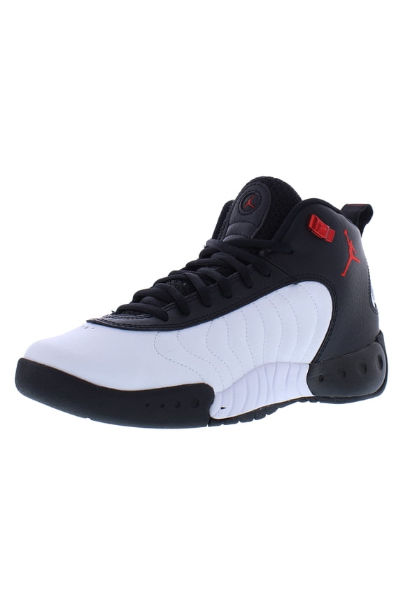 Jordan Jumpman Pro GS Boys Shoes Size 4, Color: Black/University Red/White