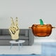 thumbnail image 2 of Plato De Dulces De Cristal Con Forma De Calabaza, Escultura Creativa Con Gestos De Mano Y Tapa Para Estantes Y Gabinetes De Sala De Estar, Tarro De Galletas Decorativo., 2 of 8