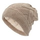 thumbnail image 1 of Gorros de invierno cálidos con forro polar para hombre y mujer, gorros unisex de punto con puños., 1 of 1
