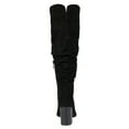 thumbnail image 4 of Journee Womens Aneil Stacked Heel Knee High Boots, 4 of 9