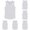 Grey 6PCS, variant on XINXIAOO 2 Packs Girls Dance Tank Top Racerback Tank Top Summer Sleeveless Dance Outfit for Ballet Dancewear Gymnastics Athletic Wear 13-14 Years