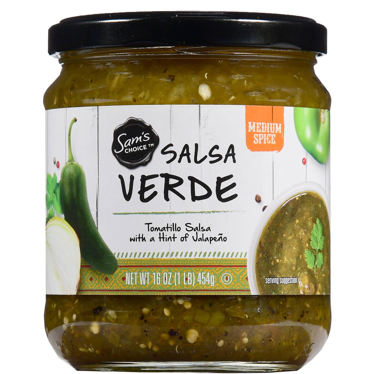 Sam's Choice Medium Spice Salsa Verde, 16 oz - Walmart.com