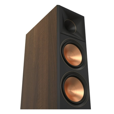 Klipsch - Reference Premiere Dual 8" 600-Watt Dolby Atmos Passive 2-Way Floor Speaker (Each) - walnut