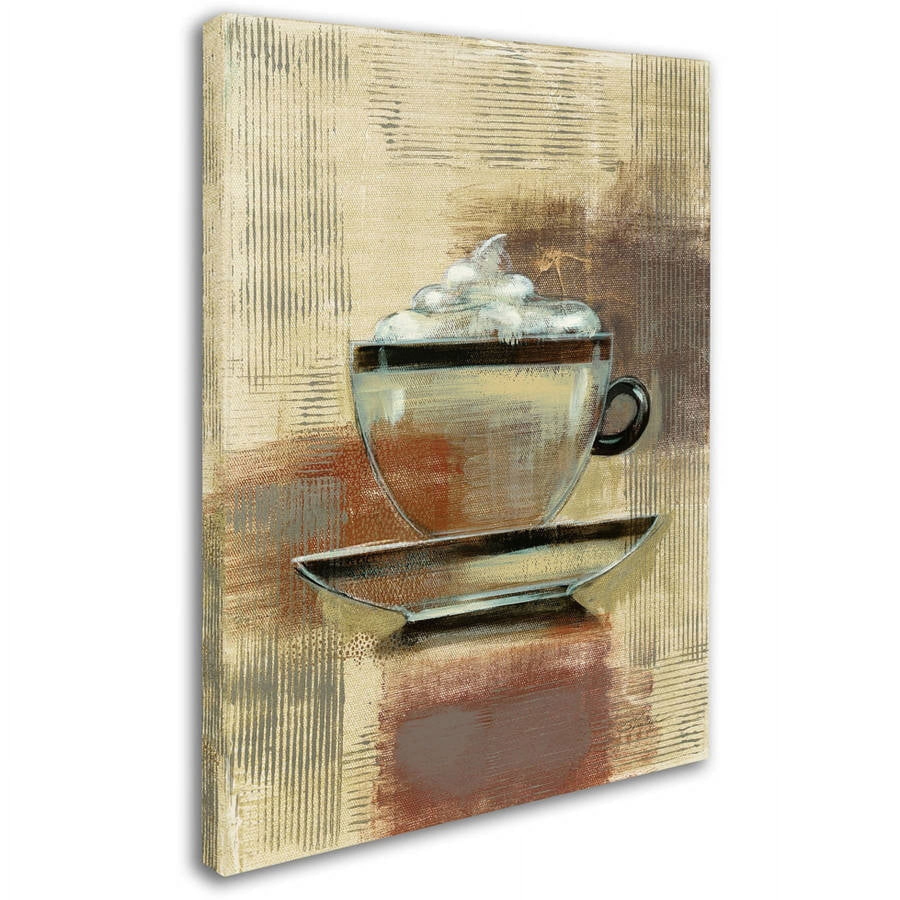 Trademark Fine Art "Cafe Classico II Neutral" Canvas Art by Silvia Vassileva