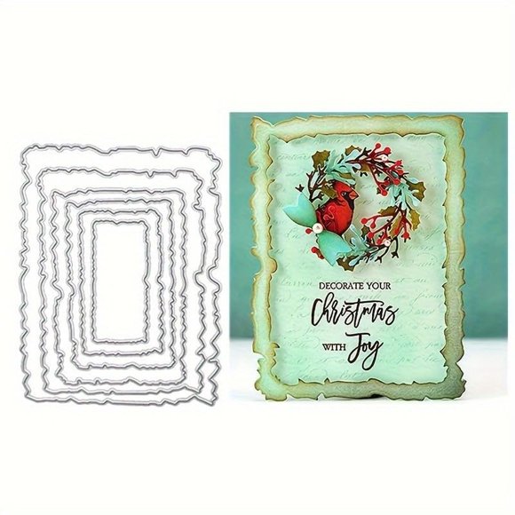 Flores Lapoo troqueladas de metal para álbumes de recortes, 9,4 x 12 cm
