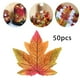 thumbnail image 5 of 50 piezas hojas artificiales de arce hoja boda fiesta cumpleaños bebé Colcomx  hojas de arce, 5 of 7