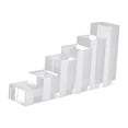 thumbnail image 4 of Elodie 6 Pieces Acrylic Square Display Block Pedestal Stand for Collection Cosmetic 3cm to 18cm, 4 of 8