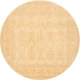 thumbnail image 1 of Ahgly Company Indoor Round Traditional Mustard Yellow Persian Area Rugs, 4' Round, 1 of 6