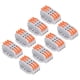 thumbnail image 3 of Conectores de empalme compactos rápidos, 15 piezas Conectores de cable de palanca de terminal de conexión rápida Conector de cable Solución innovadora, 3 of 9