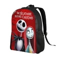 thumbnail image 2 of Goofa The Nightmare Before Christmas Pattern Large Capacity Backpack – Padded Laptop Compartment, Ergonomic Design for School, Work, Travel, and Outdoor Activities, 2 of 8