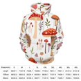 thumbnail image 2 of Cute Forest Mushroom Pattern Men's Women New Sweatshirt Hoodie Men's Plus Size Sweatshirt Hooded Sweatshirt 3d Printed Street Men's Cloth, 2 of 6