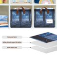 thumbnail image 4 of Yayeee Foldable Storage Basket for Shelves with Handles Set of 2 Waterproof Cloth Bins, Window Space, 4 of 7