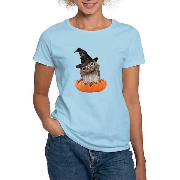 CafePress - PD Moreno's Halloween Owl Women's Value T Shirt - Women's Classic T-Shirt