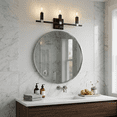 thumbnail image 3 of Maroni 3-Light Black Modern Bathroom Vanity Light, 3 of 4