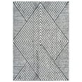 thumbnail image 2 of World Rug Gallery Minimal Stripe Geometric Stripe Shag Rug – White – Soft, Durable – Great for Living Room or Dining Room - WHITE 5'x7', 2 of 9
