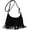 Black, variant on Women Fashion Fringe Purse Crossbody Bags Vegan Suede Hippie Tassel Hobo Shoulder Bag Vintage Handbags