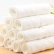 thumbnail image 4 of Penkiiy 10PCS pañales de tela de bebé, suave transpirable grueso lavable napa de algodón absorbente inserto para bebés y niños pequeños L blanco, 4 of 9