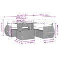 thumbnail image 4 of vidaXL Garden Sofa Set Beige PE Rattan Large Modular Garden Sofa Set, 4 of 9