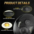 thumbnail image 3 of For Jeep Wrangler JK JKU TJ LJ CJ Newest 7" Inch Round LED Headlight Halo Lamp, 3 of 15