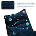 thumbnail image 4 of Toddler Nap Mat With Removable Pillow And Minky Fleece Blanket, Ultra Soft, 4 of 7