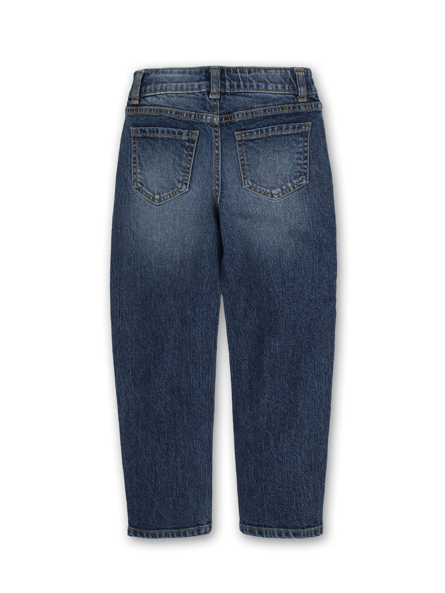 Wonder Nation Girls Slouchy Straight Jeans, Sizes 5-18