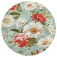 thumbnail image 3 of Floral Colorful Flower Round Rugs -Washable Non-Slip Small Round Area Rug Throw Soft Circle Rugs for Bedroom, Modern Print Indoor Carpet for Entryway Sofa Living Room, 3 of 6