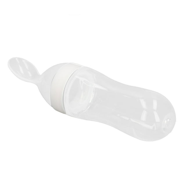 Baby Food Spoon, Durable Wearable Spoon Compact Portable Light Weight Convenient Practical Safe Reliable For Home For Kitchen For Outdoor White,Blue,Green,Pink