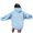 Blue, variant on Women Sweatshirts Women's Casual Hoodie with Ocean Print Pullover for Daily and Wear in Stylish Cozy Comfort Pink 2XL