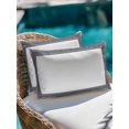 thumbnail image 4 of Waterproof Outdoor Throw Pillows with Inserts 12"x20", White Greek Key Soft Decorative Pillowcases for Couch Bedroom, Geometric Greece Ancient Farmhouse Geo Pillow Covers for Sofa Living Room, 4 of 8