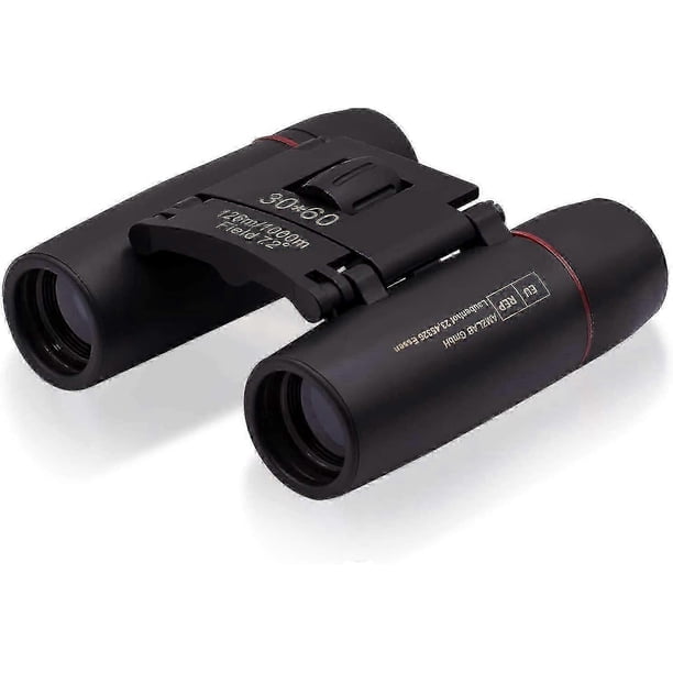 Binoculars for Adults and Children, Binoculars with Night Vision, Foldable Durable TelescopeBlack