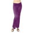 thumbnail image 2 of Vivian's Fashions Pants - Little Girls, Velour (Purple, Medium), 2 of 2