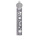thumbnail image 1 of Marcapáginas con regla hueca, 2 en 1, estilo artístico creativo, marcador de metal con pestaña, Statione Q √й M1B9, 1 of 7