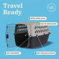 thumbnail image 5 of Vibrant Life Small/Medium Hard-Sided Pet Carrier, Black and Gray, 25 lb Limit, 5 of 11