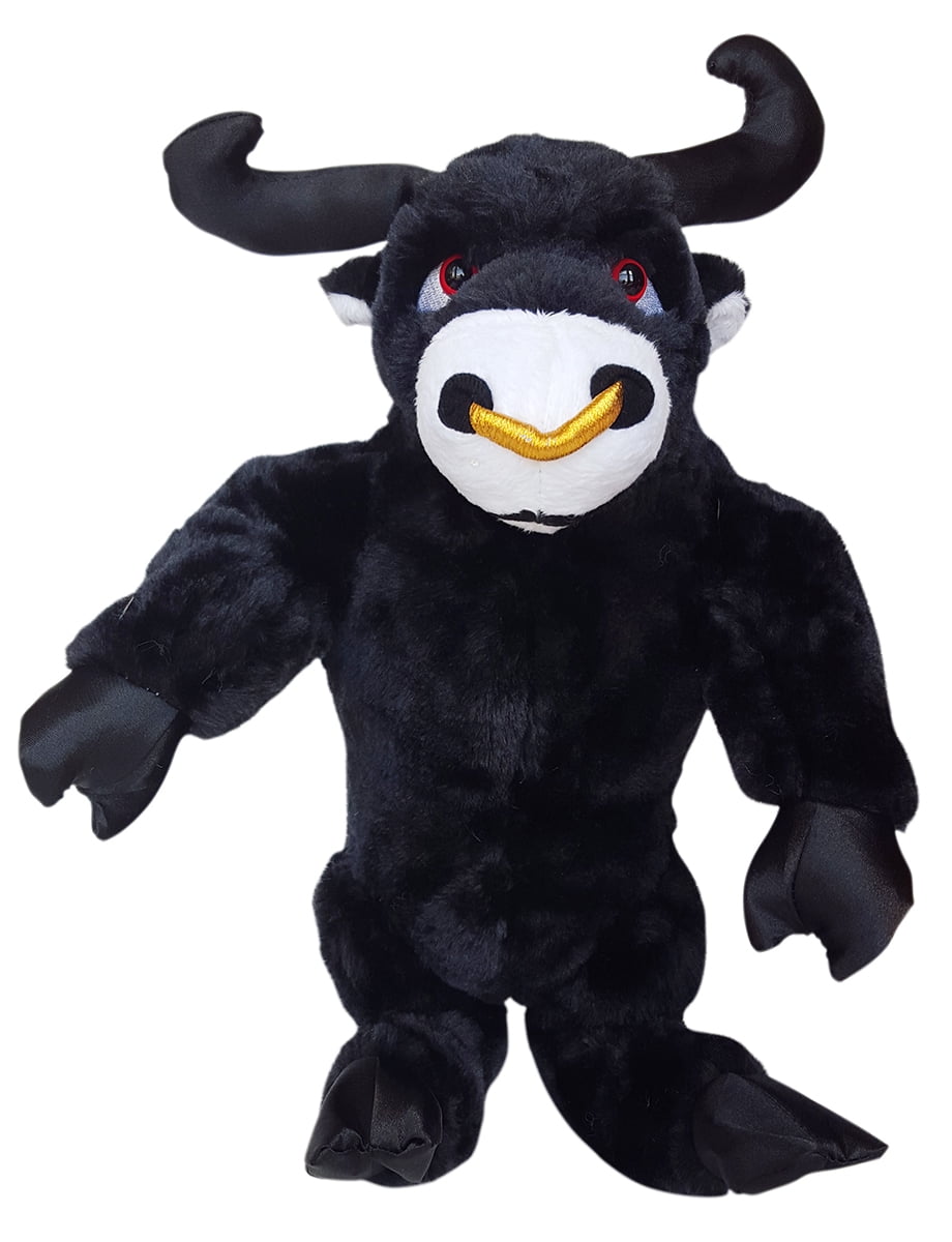 stuffed bull toy