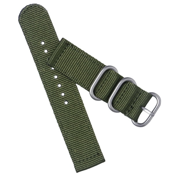 18mm Watch Strap Webbing Durable 2-Joint Nylon Watch Band Wristband for ...