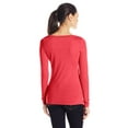 thumbnail image 2 of Women's Tri-Blend Long Sleeve Crewneck T-Shirt, 2 of 2