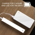 thumbnail image 6 of LED Motion Sensor Under Cabinet Light, 30cm Wireless Rechargeable Adhesive Magnetic Indoor Lighting for Closet, Kitchen, Wardrobe, Stairs, USB Charging, 120° Sensing Angle, White, 6 of 8