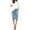 Light Blue, variant on Womens Shorts Stretchy Bermuda Shorts for Women Floral Knee Length Elastic Waist Drawstring Loose Wide Leg Shorts Summer Loose High Waisted Short S-5XL
