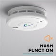 thumbnail image 5 of Smoke and Carbon Monoxide Detector Combo - CO & Smoke Alarm System with Hush Function, Self-Test Button, 10-Year Built-in Battery - Easy to Install, for Home & Office, 5 of 6