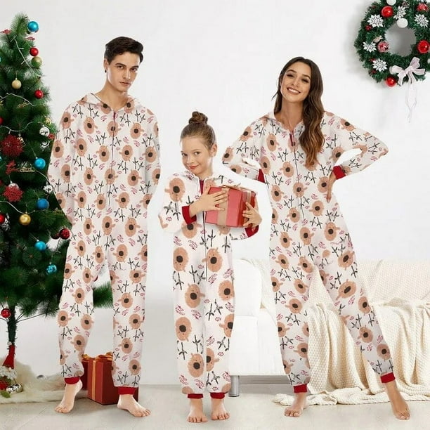 Conjunto de pijamas familiares de Navidad para mamá, papá, niños, trajes a juego con estampado de alces, ropa de dormir informal suave, pijama con aspecto navideño, novedad de invierno de 2024